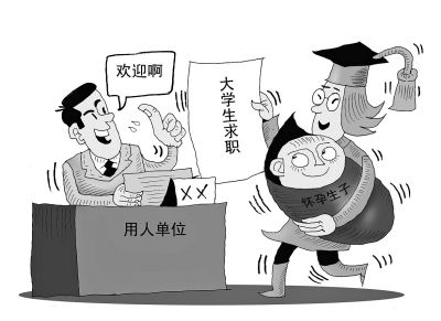 女大学生在校期间生子成就业优势？